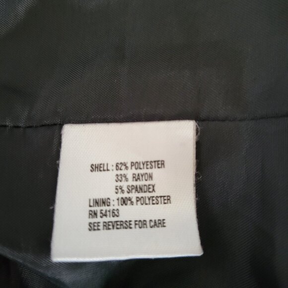 Calvin Klein One Button Knit Blazer, Women’s 4 Stretch, Black, Business Blazer - Picture 5 of 9